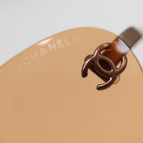 CHANEL シャネル サングラス 4003 c116/74 57□19 ココマーク リムレス 度なし 眼鏡 メガネ オレンジ系 ケース・箱 H25199