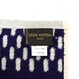 LOUIS VUITTON ルイヴィトン LV ダミエアズール ジムセット ビーチタオル ヘアバンド リストバンド 白×ネイビー J77