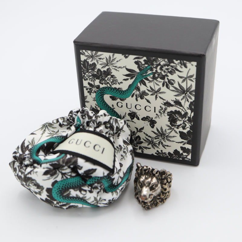 GUCCI グッチ リング LION HEAD ライオンヘッド 指輪 約18号 約21.3g