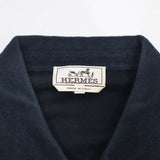 HERMES エルメス ポロシャツ Lサイズ コットン100％ ブラック メンズ k1299