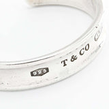 TIFFANY＆Co. ティファニー ナローバングル 1837 925 シルバー 約42.4g アクセサリー レディース H19019