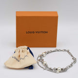 LOUIS VUITTON LV ルイヴィトン LV ネックレス M02870 フェイクパール 約56.8g アクセサリー 箱 袋 H21070
