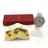 稼働 ジャンク 腕時計 OMEGA オメガ シーマスター コスミック2000 自動巻き シルバー色文字盤 箱保あり eco85