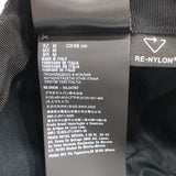 J296 PRADA プラダ スタッズ付 ベースボールキャップ 2HC179 2D0S Mサイズ ブラック ユニセックス 袋 J296
