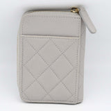 CHANEL シャネル コインケース カードケース キャビアスキン グレー 財布 H20694