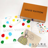 未使用 ルイヴィトン M01103 LV × YK ポルト クレ パンプキン 草間彌生 チャーム キーホルダー LOUIS VUITTON 23k233-1