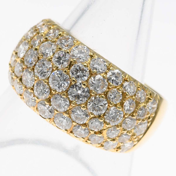 仕上済 VanCleef&Arpels ヴァンクリーフ&アーペル VCA リング 指輪 パヴェ ダイヤ D2.40 18KT 約12号 6.3g ジュエリー アクセサリー maki95