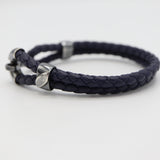 BOTTEGA VENETA ボッテガヴェネタ ブレスレット ネイビー アクセサリー 箱有 H22402