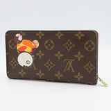 LOUIS VUITTON ルイヴィトン LV M61729 村上隆 ポルトモネジップ モノグラム ウォレット 長財布 M3828