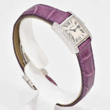 稼働 腕時計 Cartier カルティエ タンクフランセーズSM ベゼルD 750 WE100251 QZ 2023.4月電池交換済 eco891