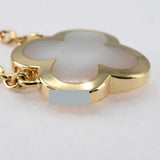 仕上済 VanCleef&Arpels VCA ヴァンクリーフ&アーペル ネックレス ピュアアルハンブラ マザーオブパール 750 8.3g ジュエリー H17682