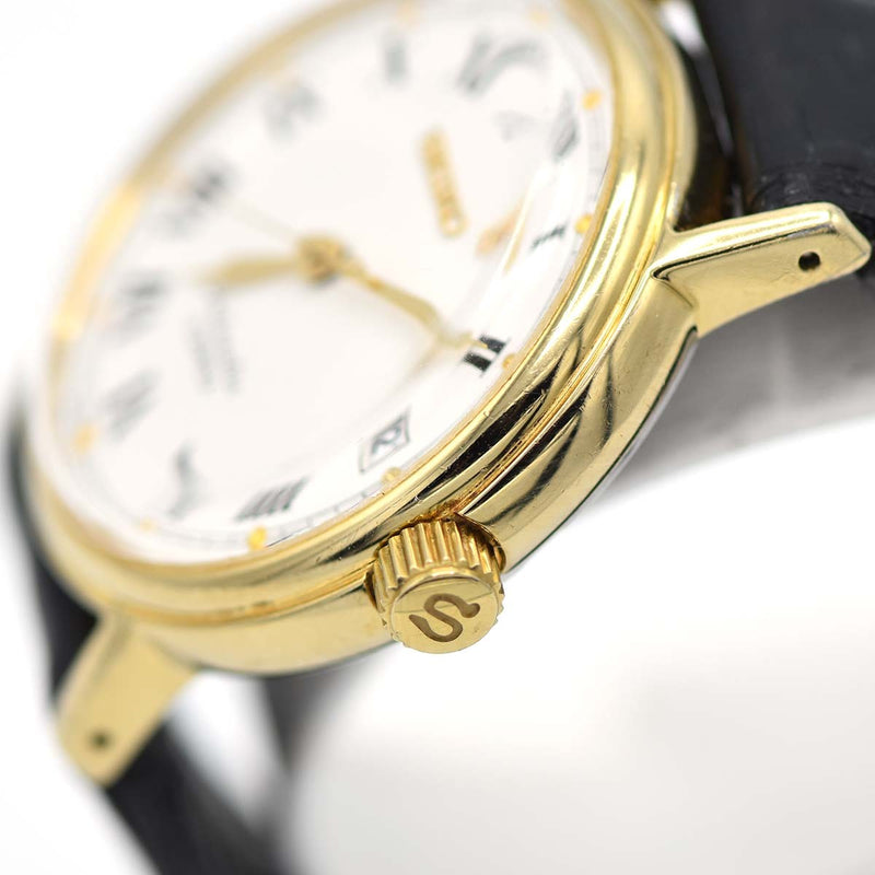 腕時計 稼働 SEIKO セイコー 6R15-00V0 メカニカル 自動巻き AT 白色文字盤 ベルト尾錠社外品 25k355-6