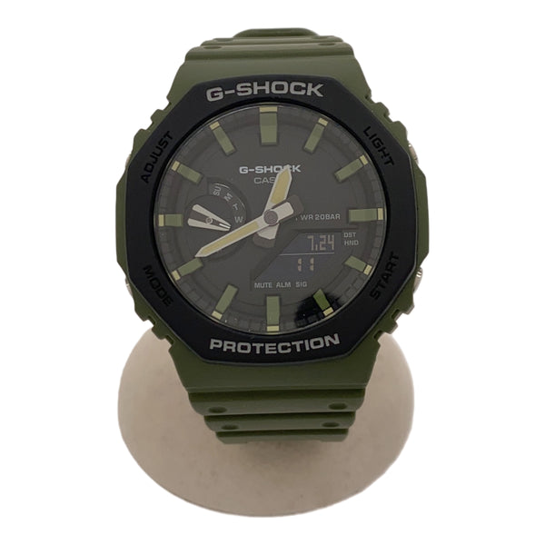 稼働 腕時計 CASIO カシオ GA2110-SU カーボンコアガード G-SHOCK クォーツ デジアナ 黒文字盤 箱・説明書あり 21s124-1
