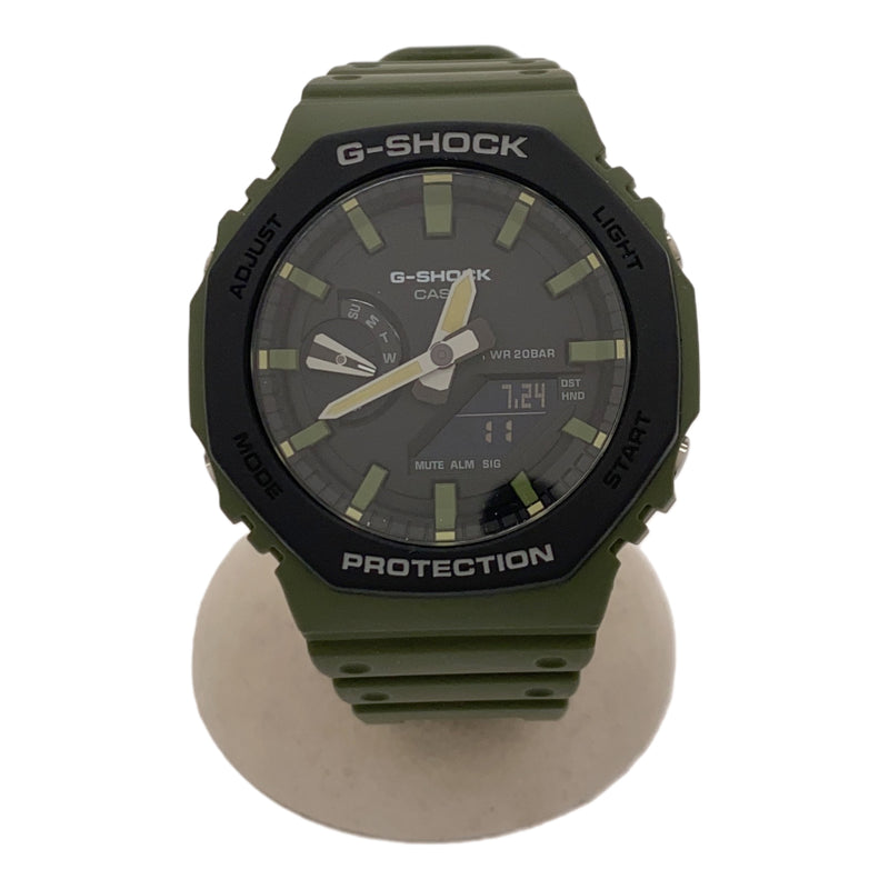 稼働 腕時計 CASIO カシオ GA2110-SU カーボンコアガード G-SHOCK クォーツ デジアナ 黒文字盤 箱・説明書あり 21s124-1