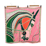HERMES エルメス カレ90 ROBE DU SOIR ローブ・デュ・ソワール シルク100 スカーフ ピンク系 箱 eco1361