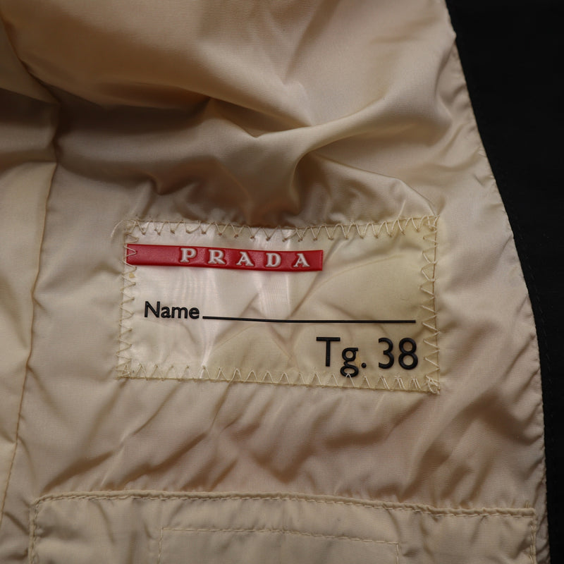 PRADA プラダ ジャケット サイズ38 ゴアテックス アウター ブラック レディース 服 M4240
