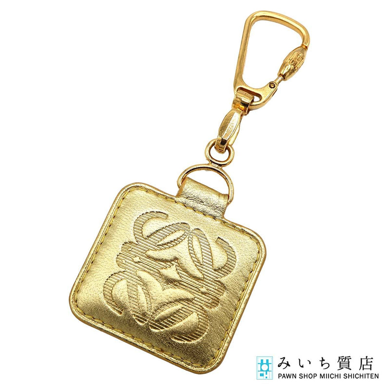 LOEWE ロエベ キーリング チャーム バッグチャーム ゴールド アクセサリー H1115