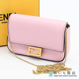 FENDI フェンディ 7AR844 ナノバケット チェーン ショルダーバッグ  鞄 ピンク 箱有 H19216