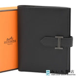 HERMES エルメス ベアン コンパクト ウォレット ノワール ブラック 箱有 26k970-1