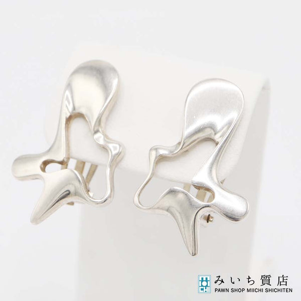 GEORG JENSEN ジョージジェンセン スプラッシュ 118 イヤリング シルバー925 アクセサリー 約11.4g 25k651-8