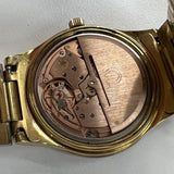 腕時計 稼働 OMEGA オメガ 166.0169 cal.1020 自動巻き デイデイト ゴールド色文字盤 メンズ 箱有 M1612