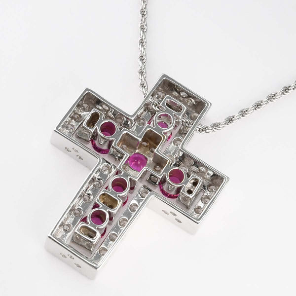 仕上げ済 DAMIANI ダミアーニ ネックレス ベルエポック Mサイズ ルビー 13.4g ジュエリー H1165
