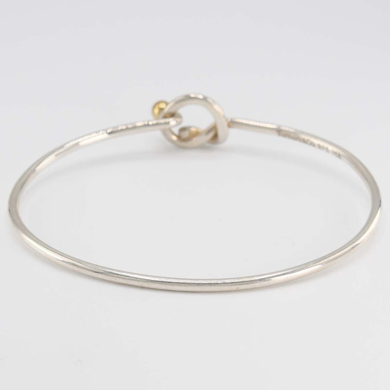TIFFANY&Co ティファニー ブレスレット バングル ラブノット シルバー 925 ゴールド 750 約6.7g アクセサリー H18735