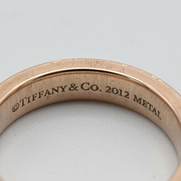 TIFFANY＆Co. ティファニー 1837 ナローリング 指輪 メタル 約4.2g 約10号 アクセサリー レディース ok886