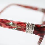 TIFFANY＆Co. ティファニー 眼鏡 度あり TF2082-B-A 8146 55⬜︎17 135 マーブル レッド系 ケース/袋 H23525
