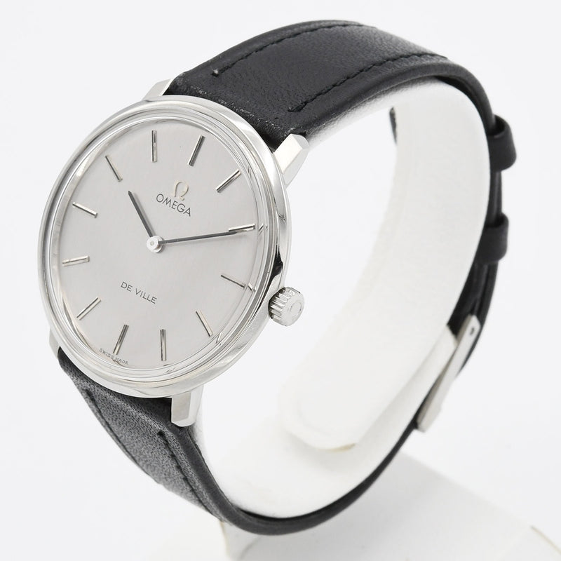 稼働 腕時計 OMEGA オメガ DE VILLE デヴィル 手巻き TOOL 104 シルバー色文字盤 メンズ H20394