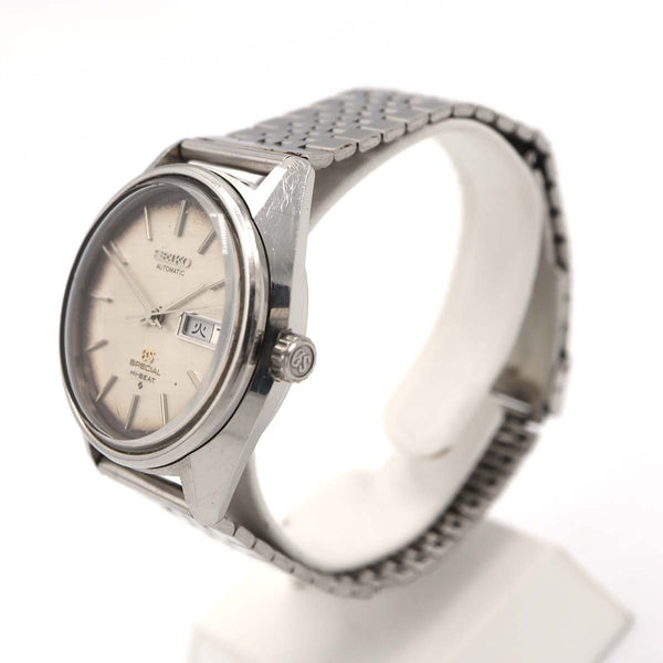 ジャンク 稼働 腕時計 SEIKO セイコー グランドセイコー 6156-8030 自動巻き ベルト社外 H10034