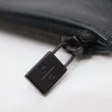 Loro Piana ロロピアーナ エクストラジップ カードケース フラグメントケース カーフ ブラック yo1579