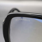 CHANEL シャネル サングラス 5408-S-A c.622/SB 56□17 スクエア イエロー系レンズ 度なし 箱保取説クロス 25s1395-1
