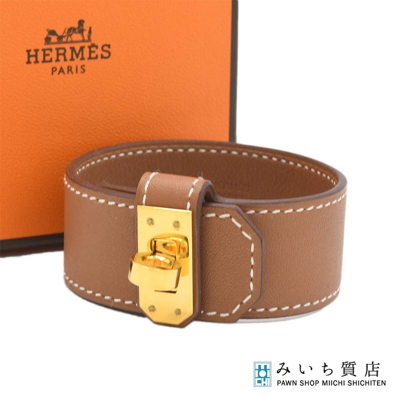 HERMES エルメス ケリーブレス T2 ケリー・ツイスト ゴールド 15.5cm U
