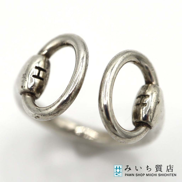 HERMES エルメス リング ナウシカ 13号 5.8g シルバー 925 アクセサリー 箱有 H5733