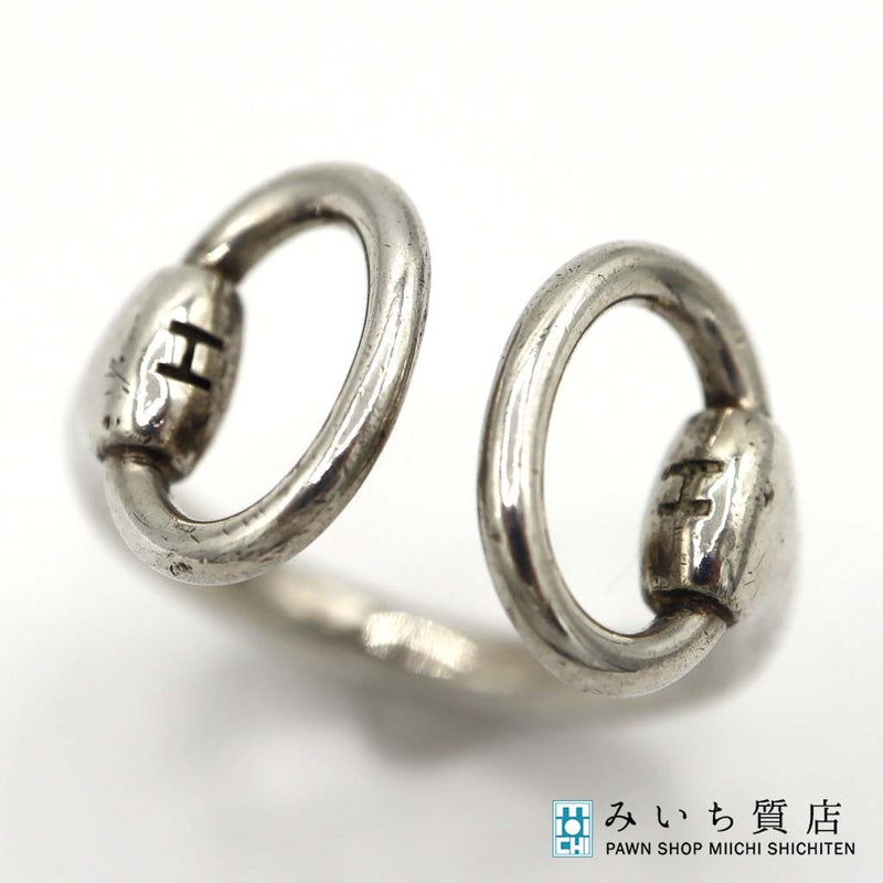HERMES エルメス リング ナウシカ 13号 5.8g シルバー 925 アクセサリー 箱有 H5733
