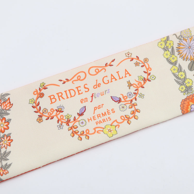 HERMES エルメス ツイリー BRIDES de GALA en fleurs 花柄 スカーフ