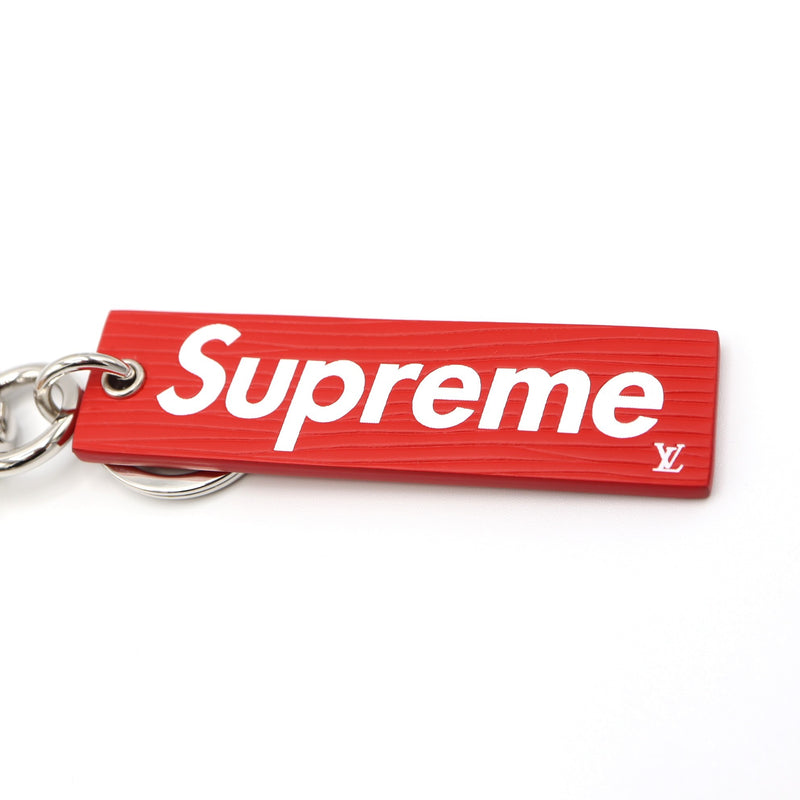 未使用 LOUIS VUITTON ルイ ヴィトン LV Supreme MP2074 エピ バッグチャーム キーホルダー H11027