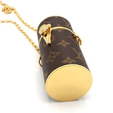 LOUIS VUITTON ルイヴィトン LV リップスティックケース モノグラム MP2406 ペンダント チェーン 19K362-250