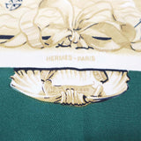 HERMES エルメス スカーフ カレ70 LA FRANCE シルク100％ グリーン H18947-4