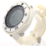 腕時計 稼働 SEIKO セイコー プロスペックス S802-00B0 ソーラー デジタル ホワイトベゼル H7518