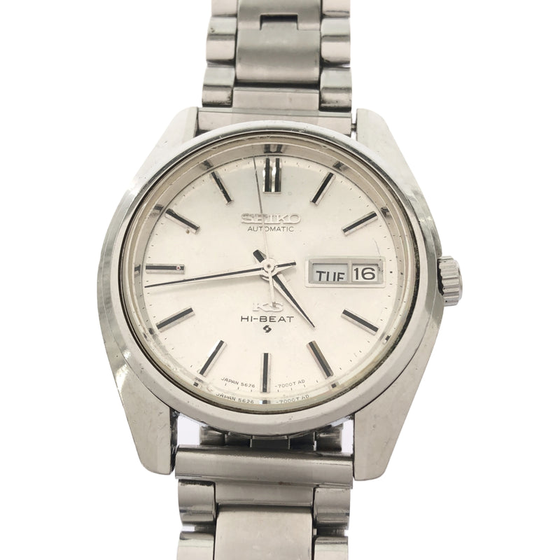 腕時計 稼働 SEIKO KS キングセイコー ハイビート 5626.7000 自動巻き シルバー色文字盤 H5993