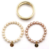 MIKIMOTO ミキモト リング 3点 ペルリータ 13号 ベビーパール 14.5号 真珠 K18 D0.03 アクセサリー M2576-1