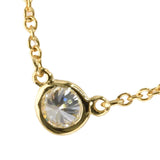 仕上げ済 TIFFANY＆Co. ティファニー バイザヤード ネックレス 750 ゴールド 約4.2mm 約2g ジュエリー◆ k1409