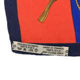 HERMES エルメス スカーフ カレ90 SOIES VOLA 大空に舞うシルク シルク100％ ブルー系 服飾小物 H20493