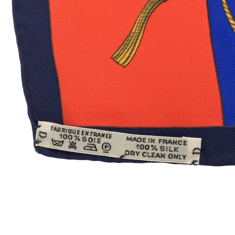 HERMES エルメス スカーフ カレ90 SOIES VOLA 大空に舞うシルク シルク100％ ブルー系 服飾小物 H20493