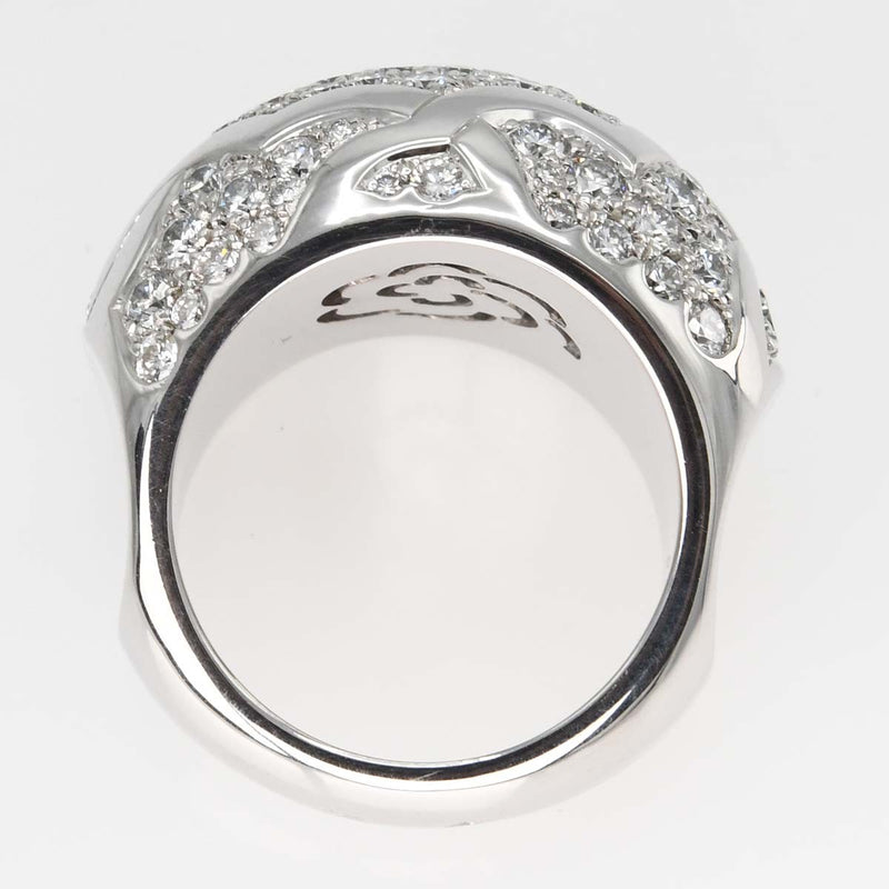 仕上済 CHANEL シャネル リング 10号 カメリア ドーム #50 7L1336 750 D 18.2g ジュエリー H17479