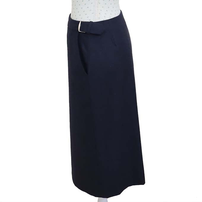 HERMES エルメス スカート タイトスカート 36サイズ 7号 ネイビー 服 レディース ok1199