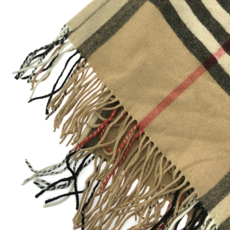 BURBERRY バーバリー ロンドン ポンチョ ノバチェック ベージュ カシミア100 ok360-33