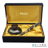PILOT パイロット 万年筆 ペン先14k-585刻印 蒔絵 鳳凰 Mサイズ 中字 インク付き 筆記用具 筆記未確認 ケース有 ok75